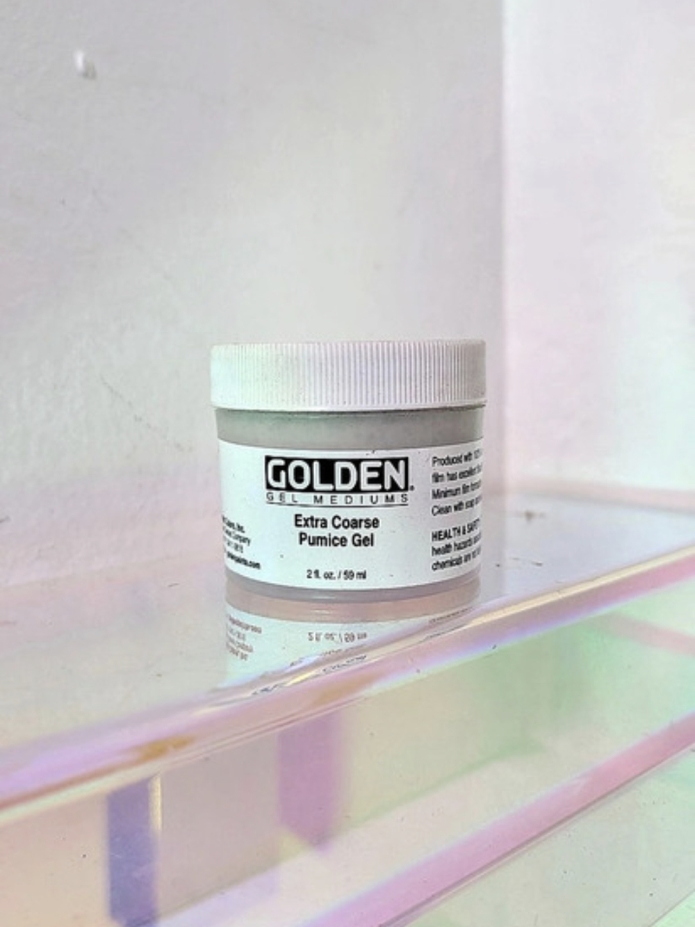 GOLDEN Extra Coarse Pumice Gel 2 oz 3205-S NEW Sealed Acrylic Texture Medium